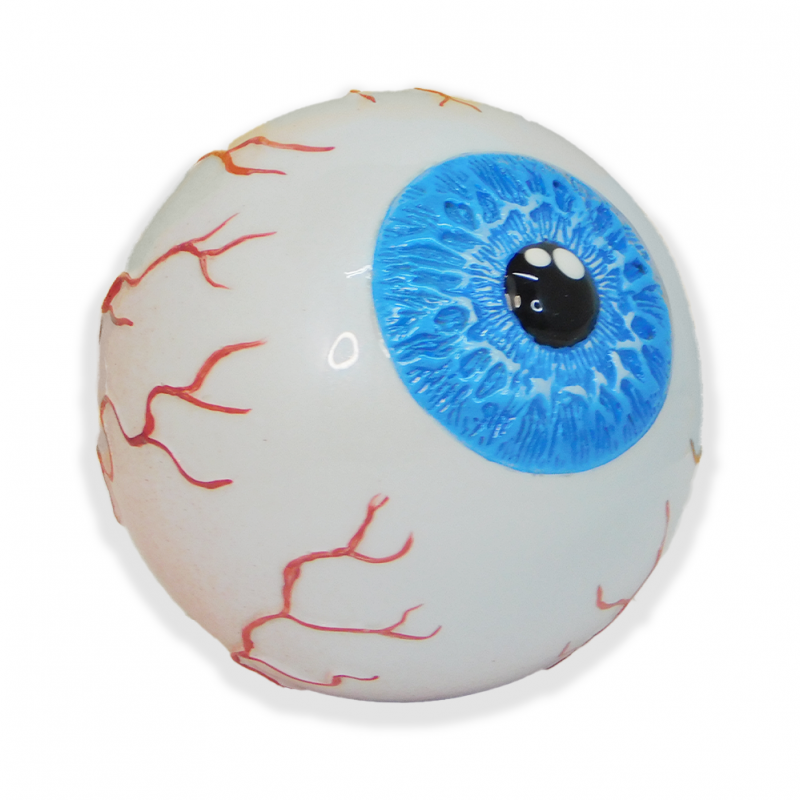 Eye Ball - Blue gear shift knob with 1/2" x 13 threaded insert