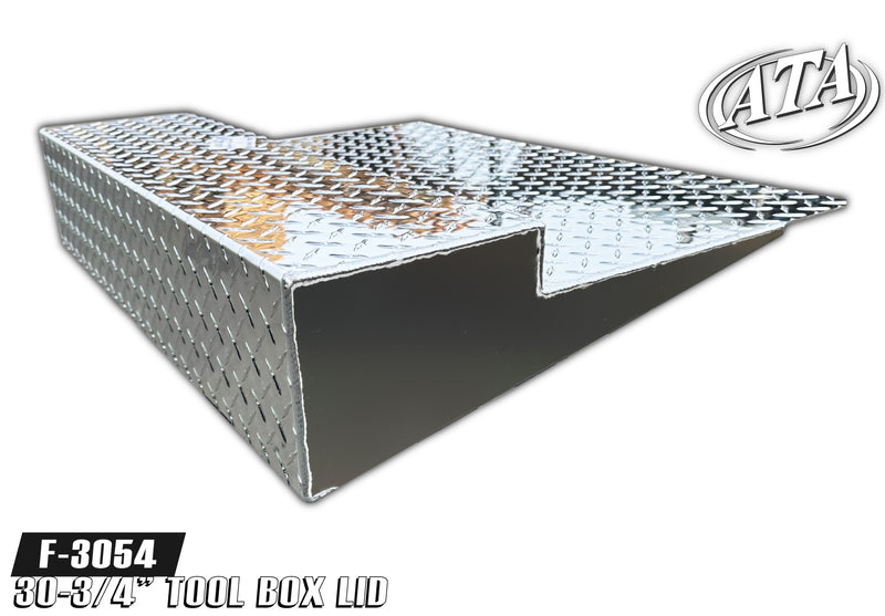 Freightliner Classic aluminum diamond plate tool box lid