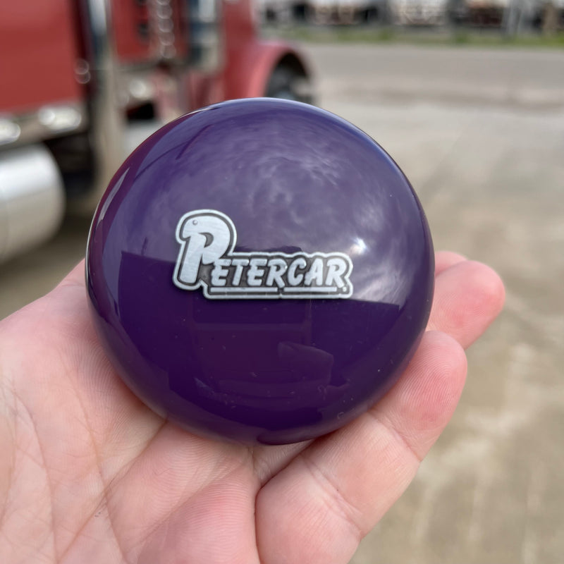 Peter CAR embedded logo tractor / trailer air brake knob with 5/8" x 11 insert - SINGLE
