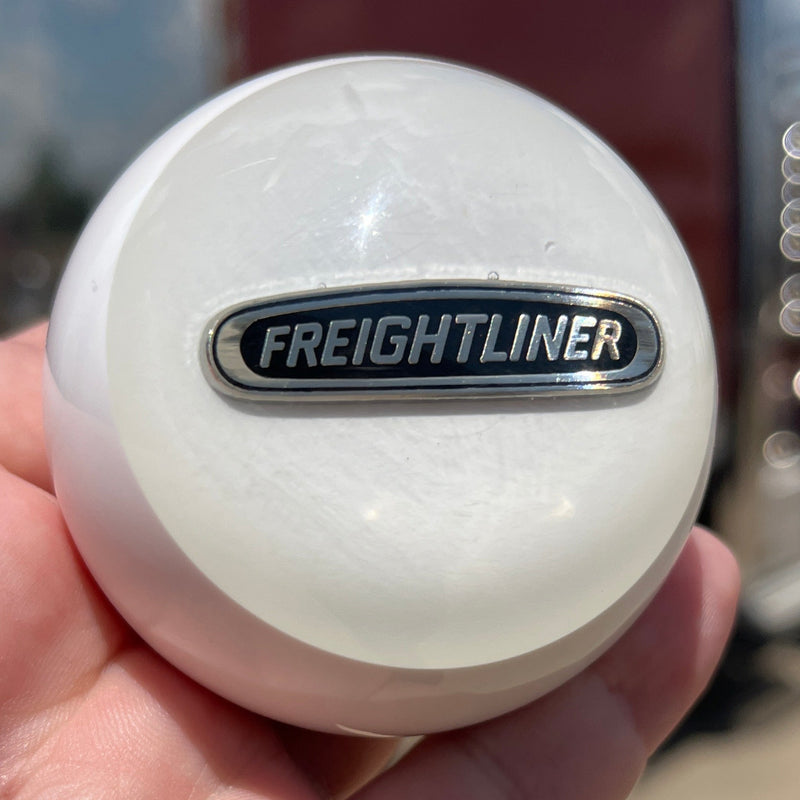 Freightliner logo 2.25" diameter round gear shift knob