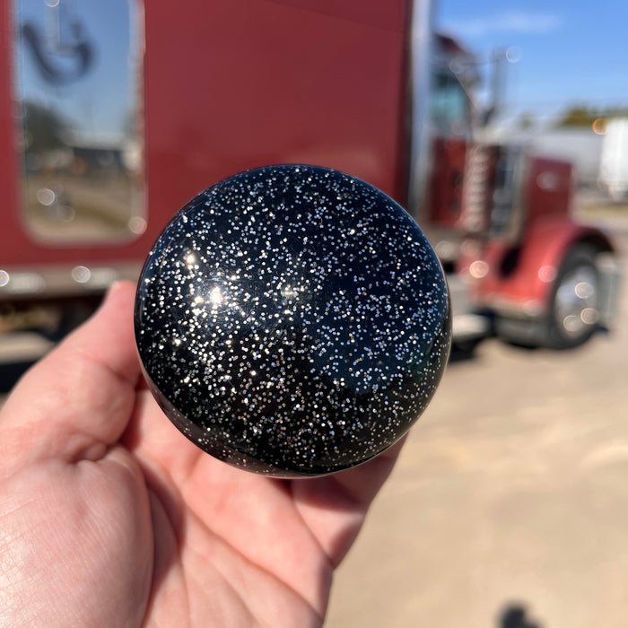 Glitter tractor / trailer air brake knob with 5/8" x 11 insert - SINGLE