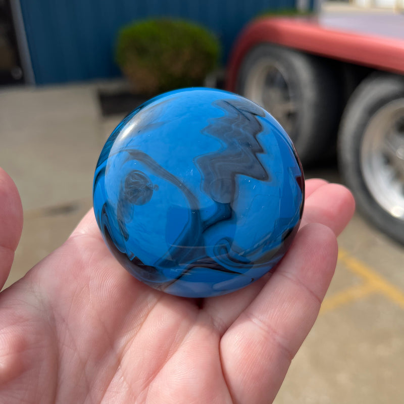 Marble tractor / trailer air brake knob with 5/8" x 11 insert - SINGLE