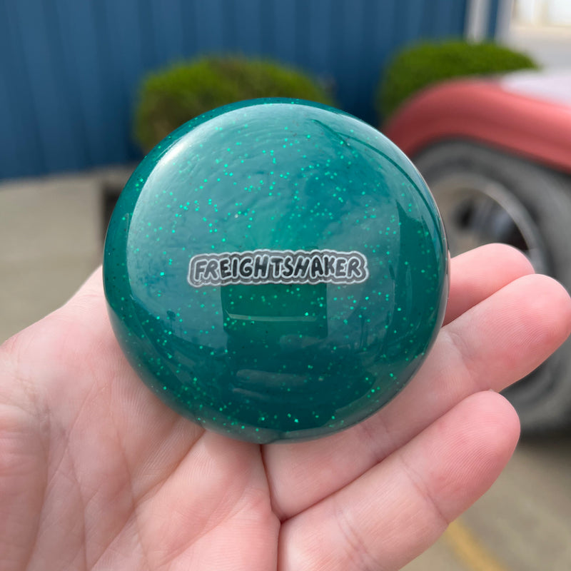 Freight SHAKER embedded logo tractor / trailer air brake knob with 5/8" x 11 insert - SINGLE
