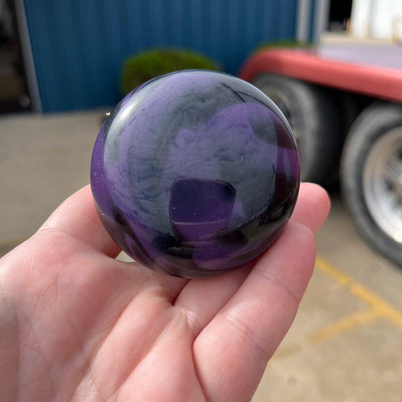 Marble tractor / trailer air brake knob with 5/8" x 11 insert - SINGLE