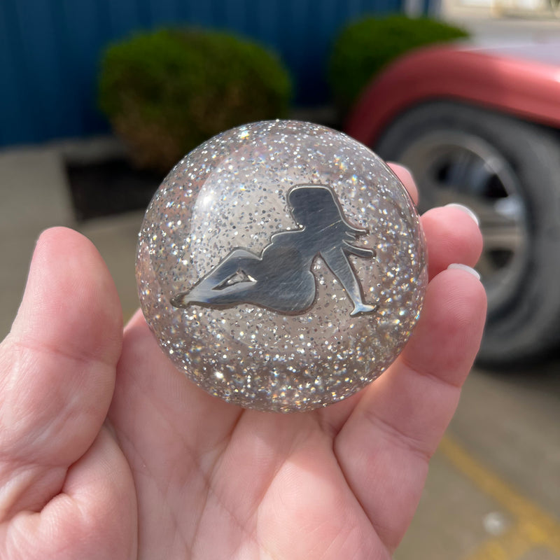 "Thicc Lady" 2.25" diameter round gear shift knob