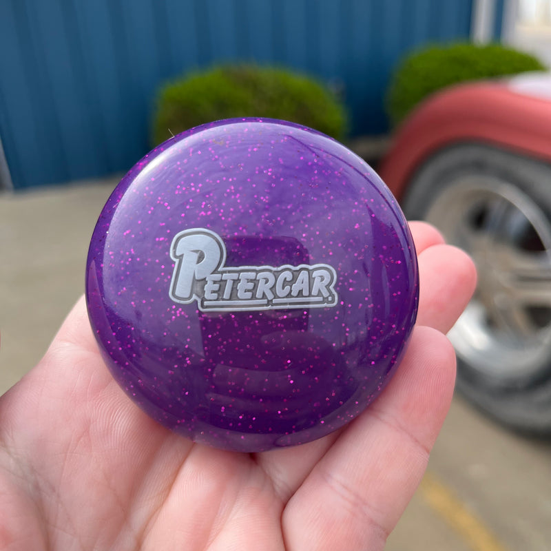 Peter CAR embedded logo tractor / trailer air brake knob with 5/8" x 11 insert - SINGLE