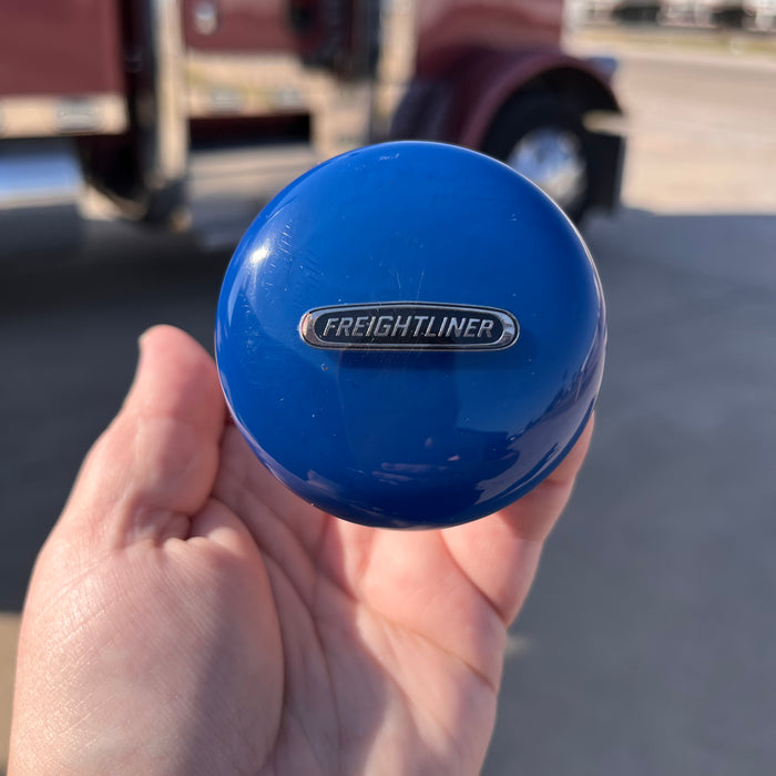 Freightliner embedded logo tractor / trailer air brake knob with 5/8" x 11 insert - SINGLE