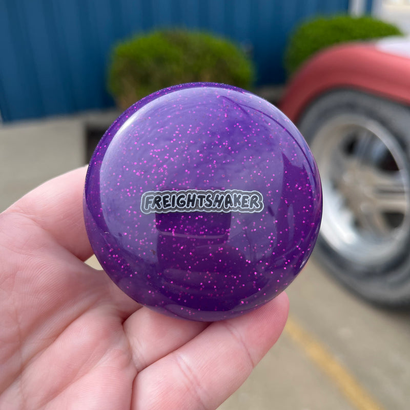Freight SHAKER embedded logo tractor / trailer air brake knob with 5/8" x 11 insert - SINGLE