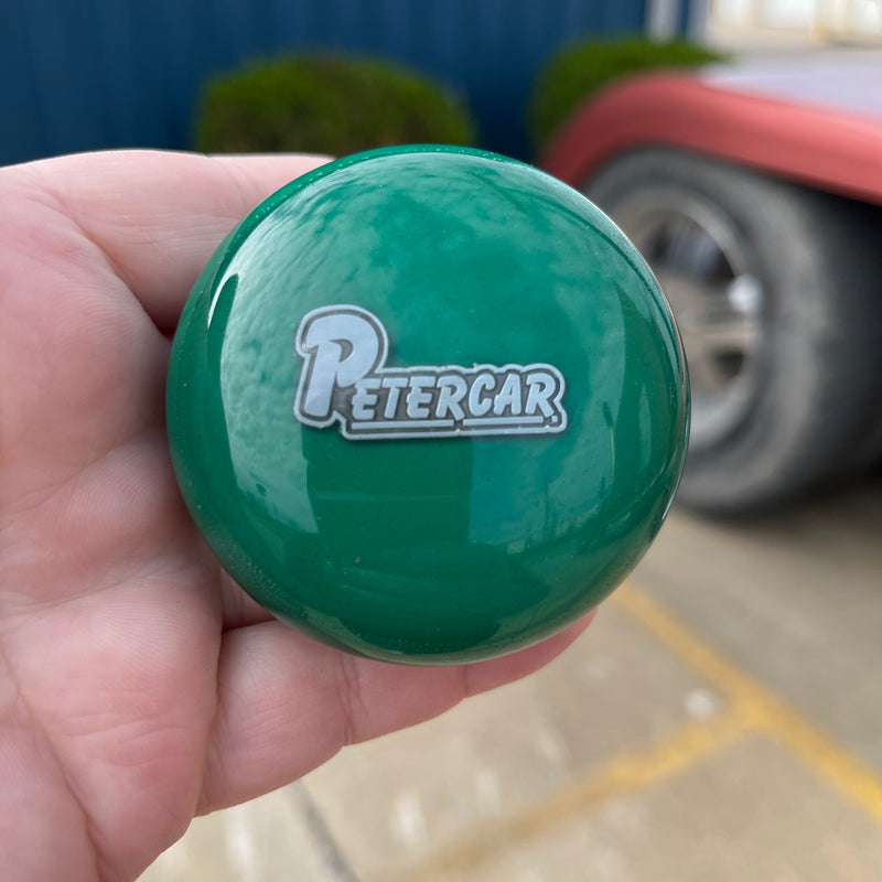 Peter CAR embedded logo tractor / trailer air brake knob with 5/8" x 11 insert - SINGLE