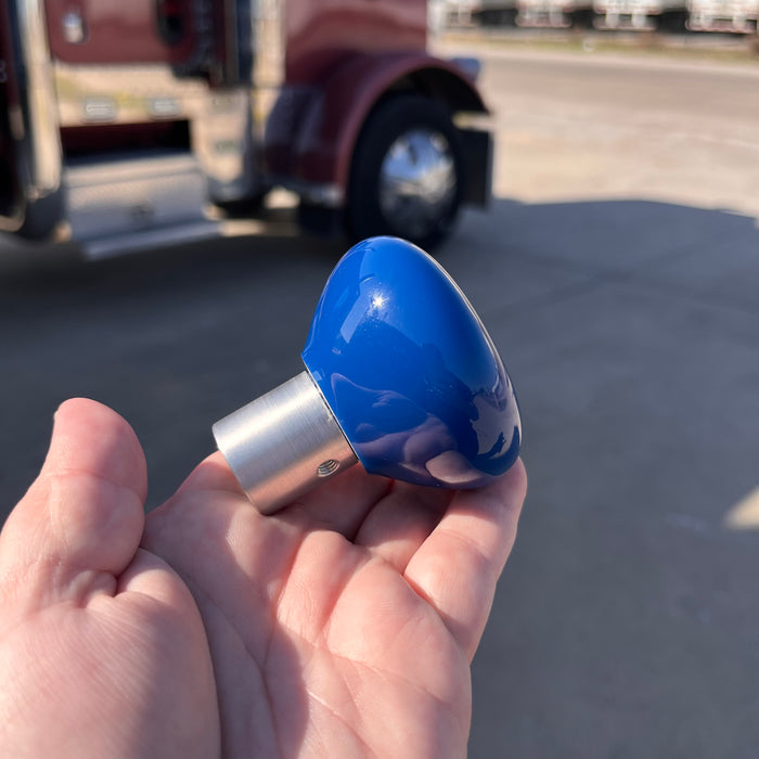 Freightliner embedded logo tractor / trailer air brake knob with 5/8" x 11 insert - SINGLE