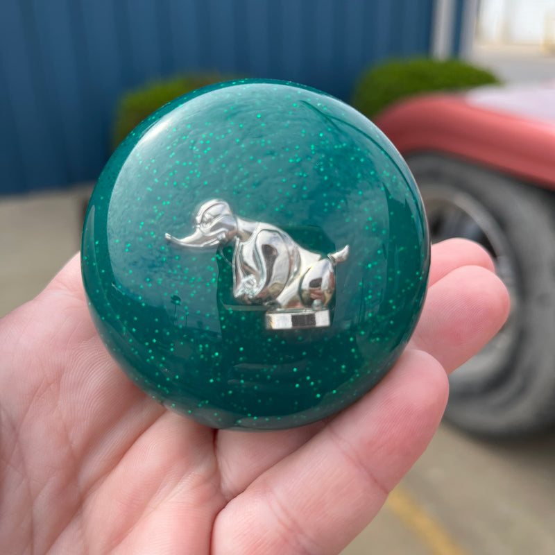 Rubber Duck embedded logo tractor / trailer air brake knob with 5/8" x 11 insert - SINGLE