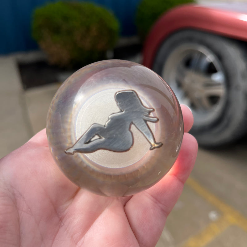 "Thicc Lady" 2.25" diameter round gear shift knob