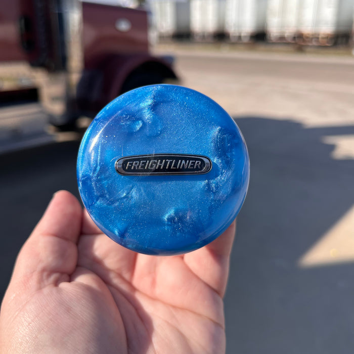 Freightliner embedded logo tractor / trailer air brake knob with 5/8" x 11 insert - SINGLE