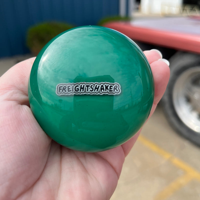 Freight SHAKER embedded logo tractor / trailer air brake knob with 5/8" x 11 insert - SINGLE