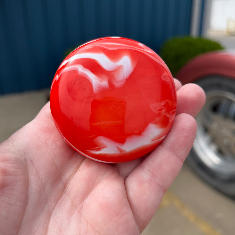 Marble tractor / trailer air brake knob with 5/8" x 11 insert - SINGLE