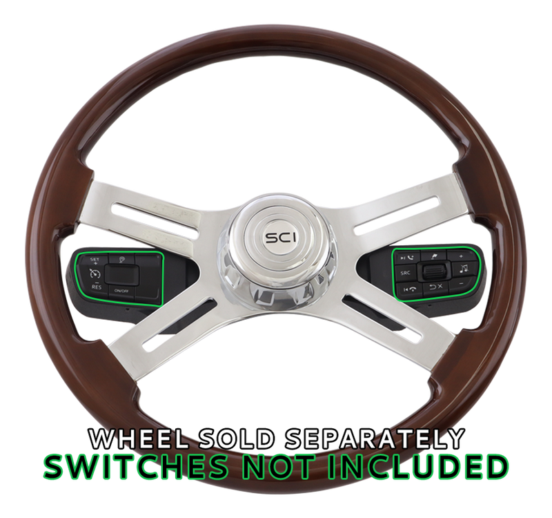 Gen 5 Smart Center Pad & Hub adapter- for 3 hole style wheels - Peterbilt/Kenworth 2021+