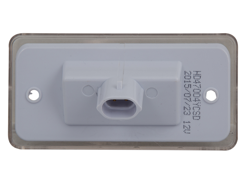 Freightliner Amber 4 diode LED replacement cab marker light w/OEM plug for factory visors - SINGLE