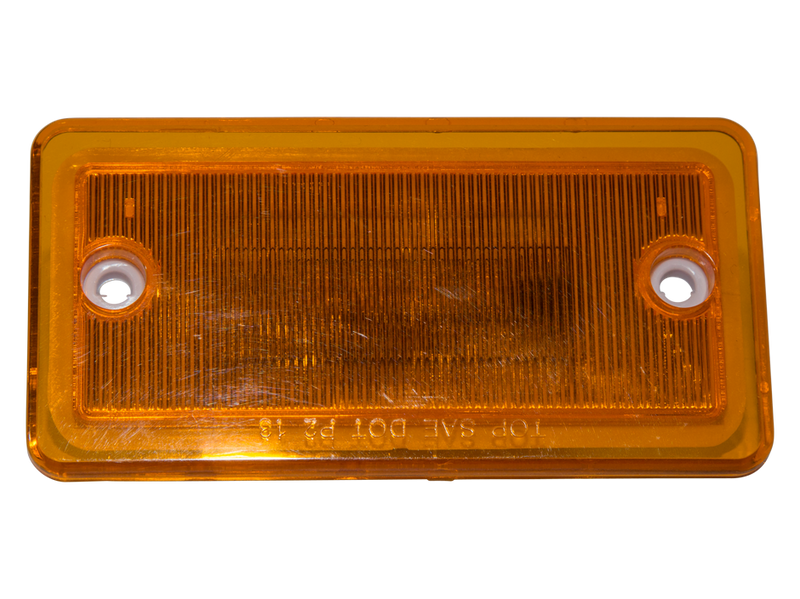 Freightliner Amber 4 diode LED replacement cab marker light w/OEM plug for factory visors - SINGLE