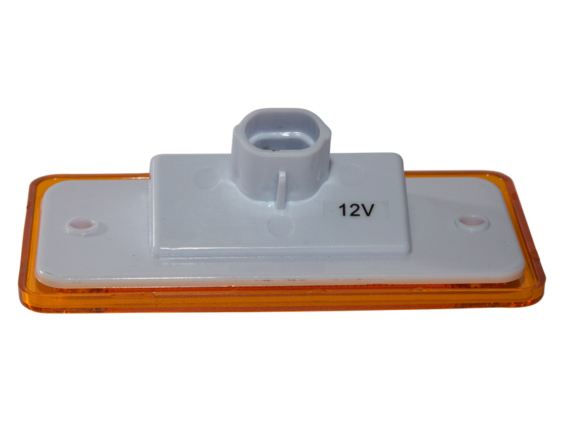 Freightliner Amber 4 diode LED replacement cab marker light w/OEM plug for factory visors - SINGLE