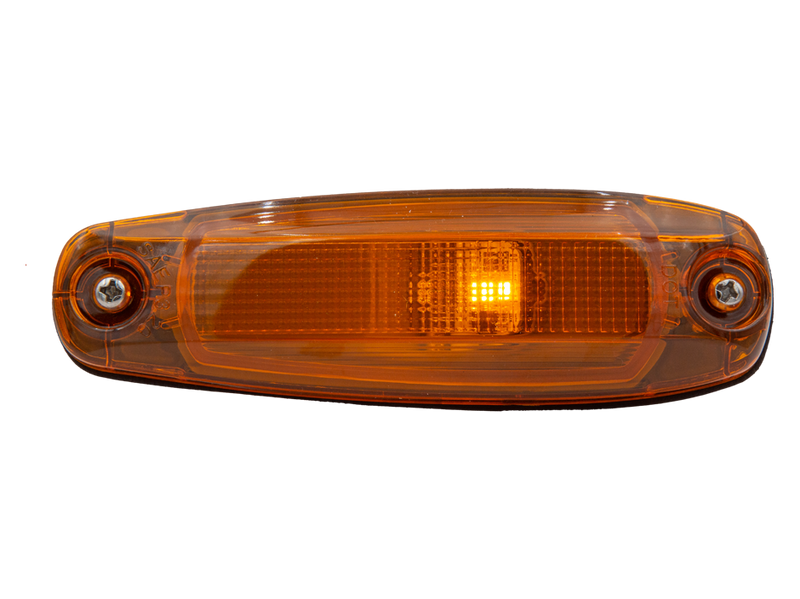Freightliner Cascadia 2018+ Amber 2 diode LED cab marker light w/factory weather pack connector