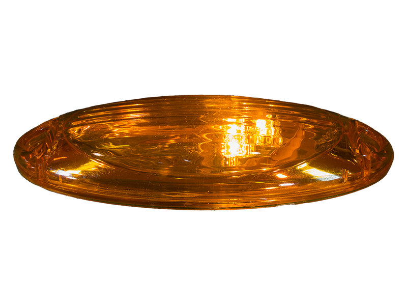 Freightliner Cascadia 2008-2014 Amber 3 diode LED cab marker light w/factory weather pack connector