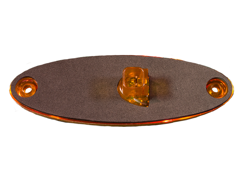 Freightliner Cascadia 2008-2014 Amber 3 diode LED cab marker light w/factory weather pack connector