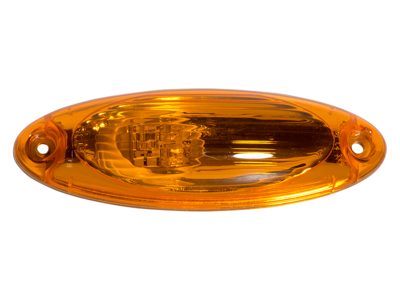 Freightliner Cascadia 2014-2017 Amber 3 diode LED cab marker light w/factory weather pack connector