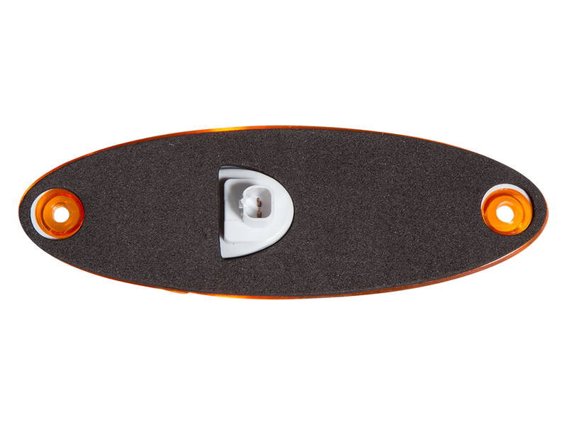 Freightliner Cascadia 2014-2017 Amber 3 diode LED cab marker light w/factory weather pack connector