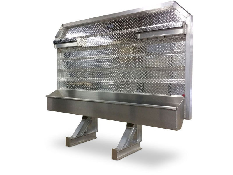 Diamond Pattern For Headache Rack Aluminum diamond plate headache rack - 76