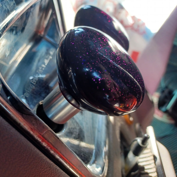 Glitter tractor / trailer air brake knob with 5/8" x 11 insert - SINGLE