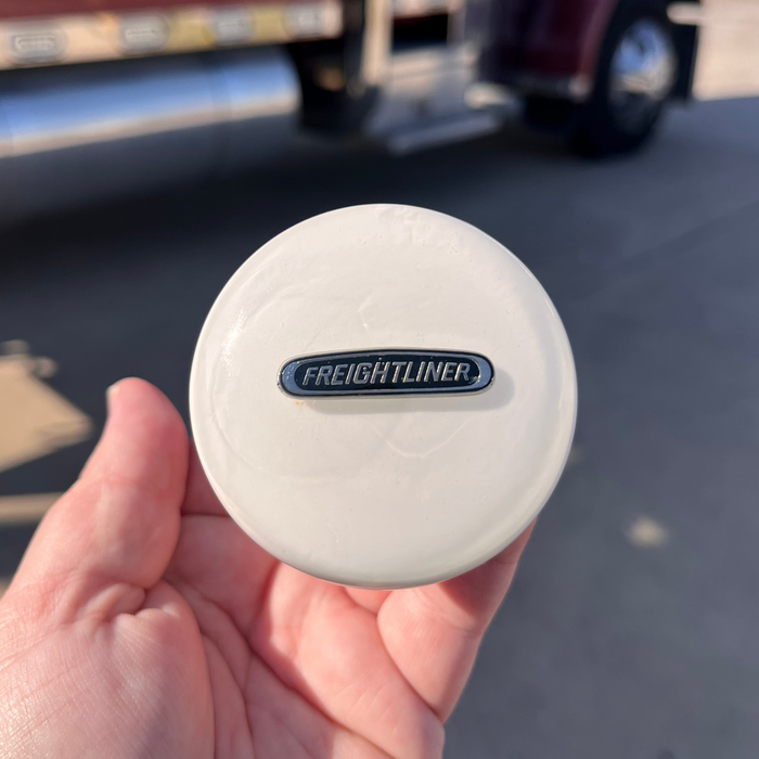 Freightliner embedded logo tractor / trailer air brake knob with 5/8" x 11 insert - SINGLE