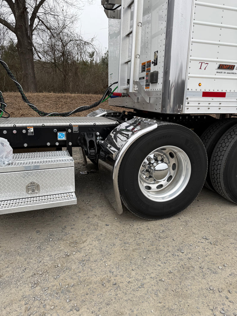 36" super long quarter fender - PAIR, brackets not included