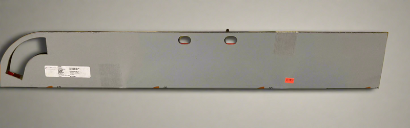 Volvo VNL 2004+ stainless steel 5" chopped look door window ventshade - PAIR