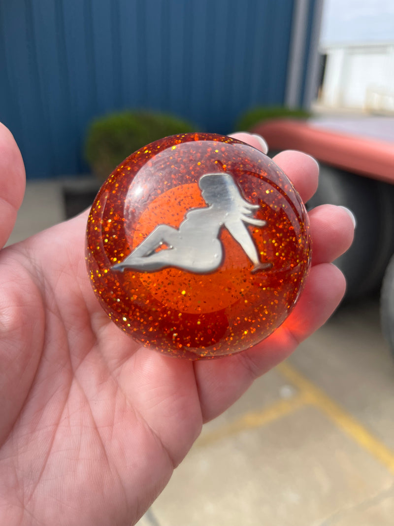 "Thicc Lady" 2.25" diameter round gear shift knob