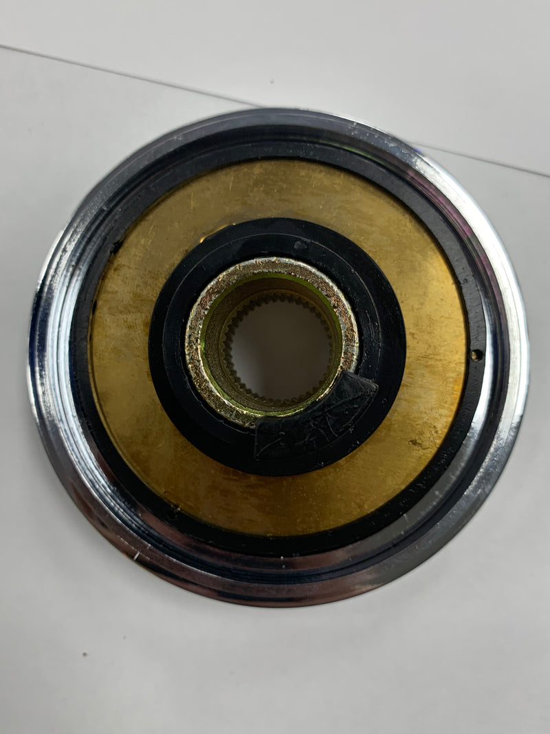 Peterbilt steering wheel hub assembly - 3 hole style - Peterbilt 1998+, Chrome