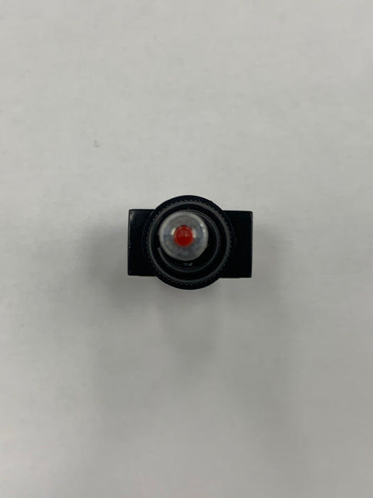 Red LED illuminated toggle switch - 15 amp, 12 volt S.P.S.T. On/Off 1 piece