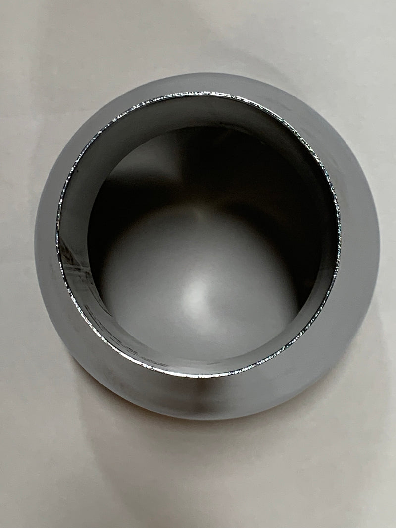 Chrome plated 8" ID to 5" OD exhaust coupler