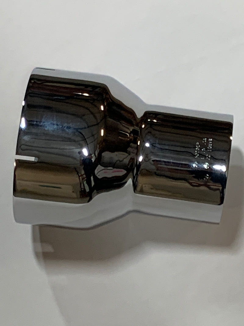 Chrome plated 7" ID to 5" OD exhaust coupler