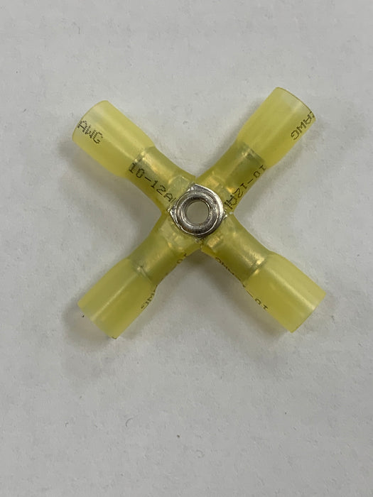 4-Way (X) crimp seal heat shrink connector