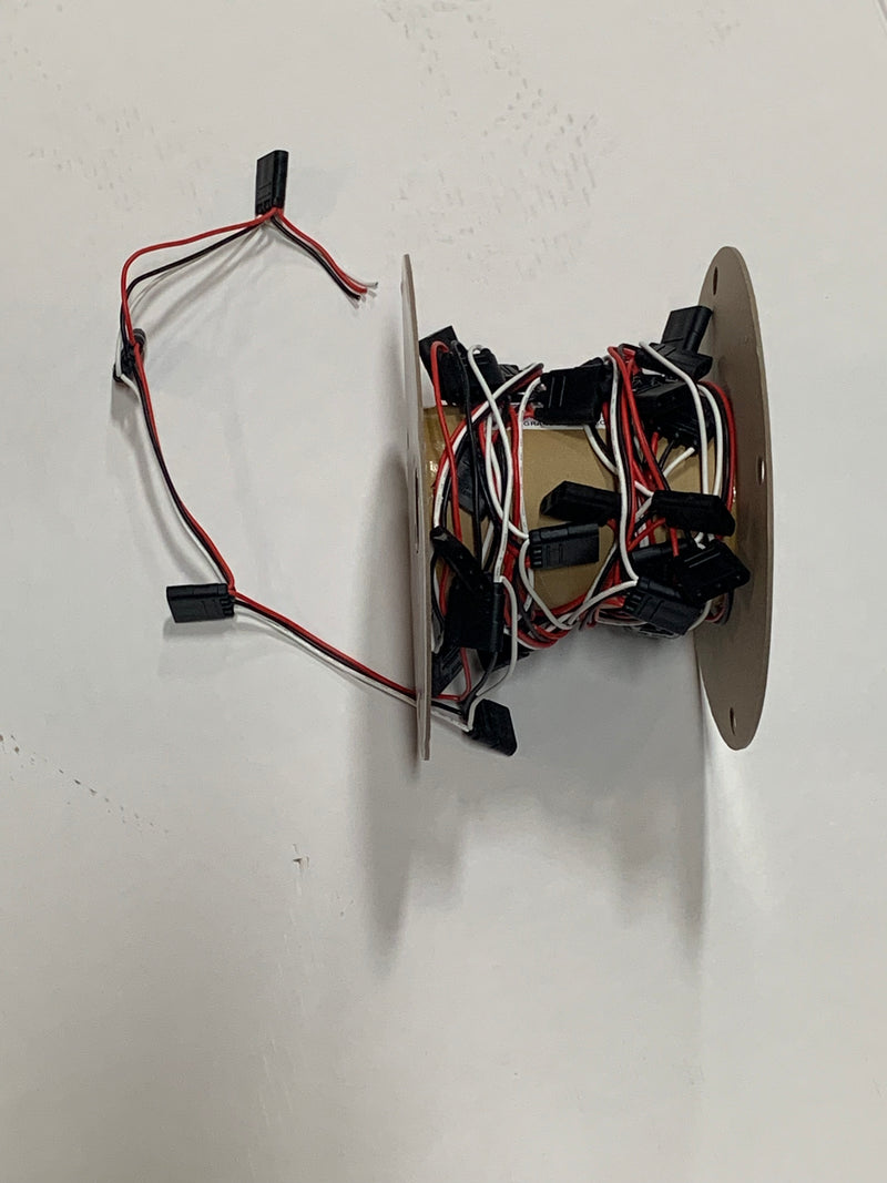 Female triple .180 bullet plug wire harness with 6" centers - SOLD PER PLUG