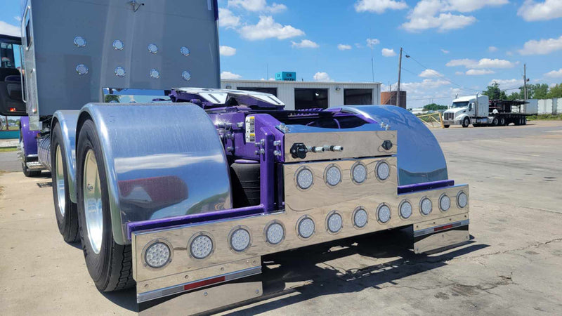 Stainless steel reversed T-bar with 16 round 4" light holes