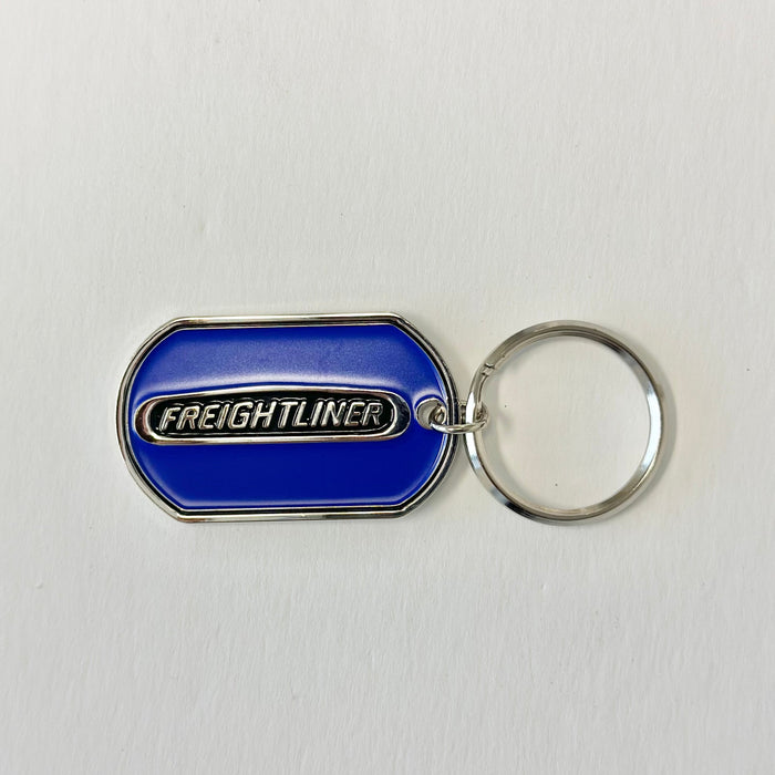 Freightliner logo chrome keychain