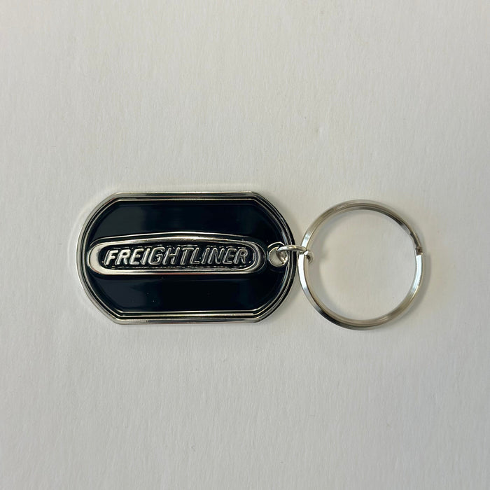 Freightliner logo chrome keychain