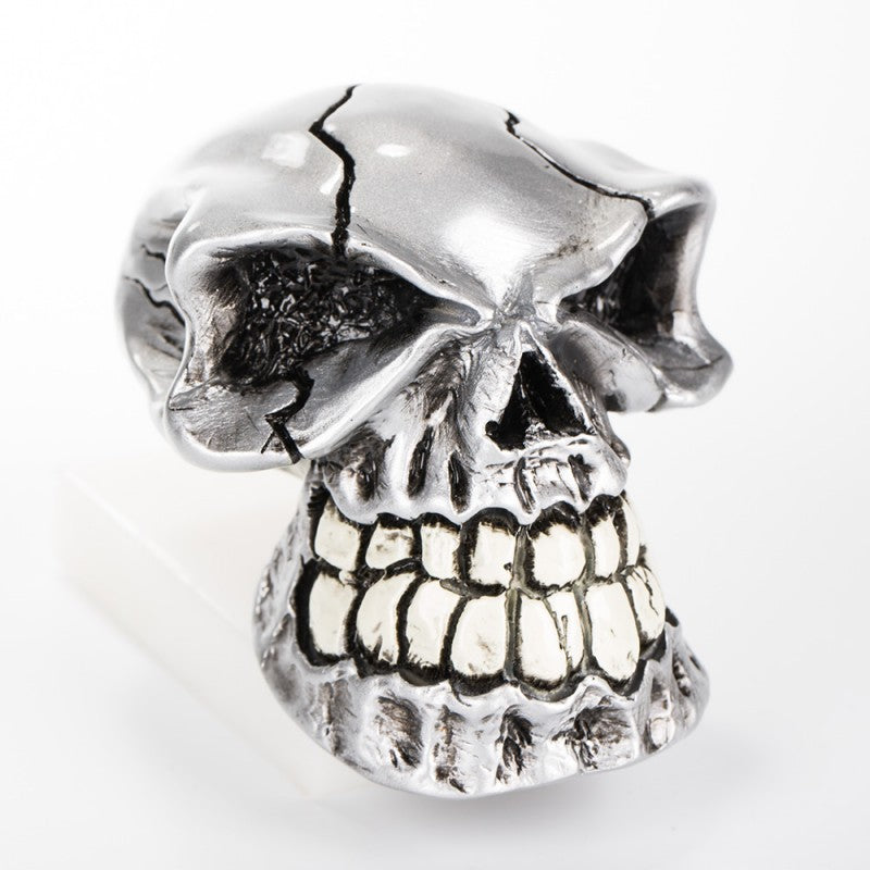 Lenny skull gear shift knob with 1/2" x 13 threaded insert