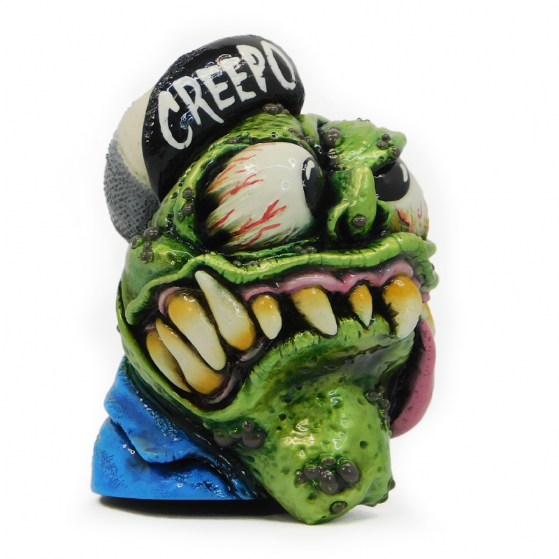 Janky Jenkins skull gear shift knob with 1/2" x 13 threaded insert