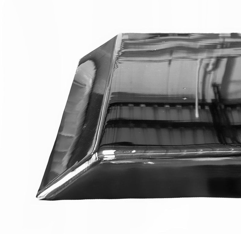 Peterbilt 389 chrome 20" mitered end bumper with standard tow & mounting holes