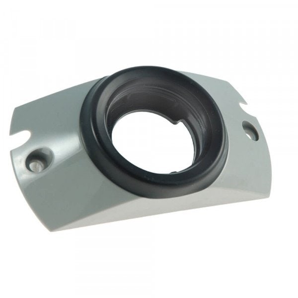 Gray plastic branch deflector mounting bracket for 2.5