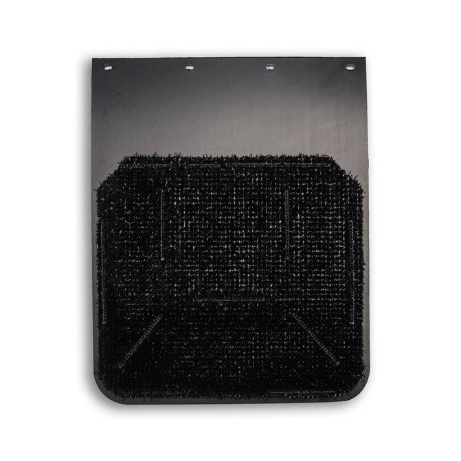 24" x 30" Safepass aerodynamic black plastic mudflap - SINGLE