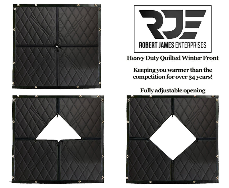 Freightliner Columbia vinyl winterfront - NON-quilted, 2 zippers