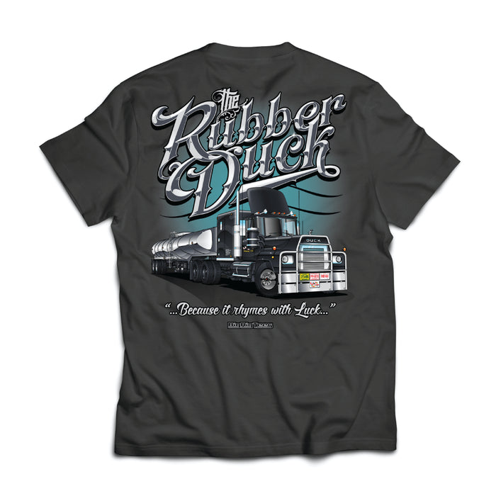 "Rubber Duck" trucker tee shirt